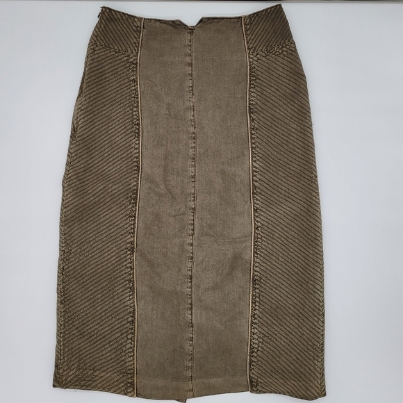 Millard Fillmore VTG Pencil Skirt Sz 26 Bohemian - Picture 2 of 14